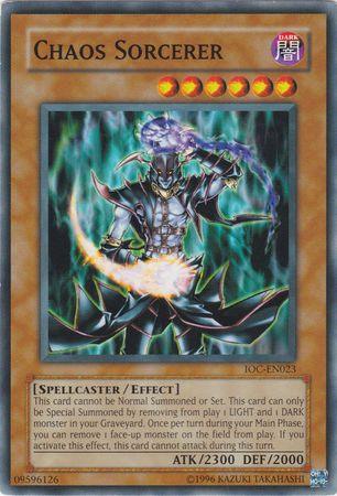 Common, Dark, Effect Monster, Invasion of Chaos, Spellcaster, Unlimited Chaos Sorcerer [IOC-EN023] Common - Trading Card World
