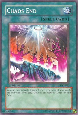 1st Edition, Common, Invasion of Chaos, Normal Spell, Spell, Unlimited Chaos End [IOC-036] Common - Trading Card World
