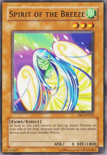 Common, Dark Beginning 1, Effect Monster, Fairy, Unlimited, Wind Spirit of the Breeze [DB1-EN235] Common - Trading Card World