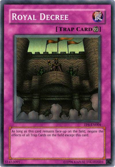 Continuous Trap, Super Rare, Tournament Pack 6, Trap, Unlimited Royal Decree [TP6-EN004] Super Rare - Trading Card World
