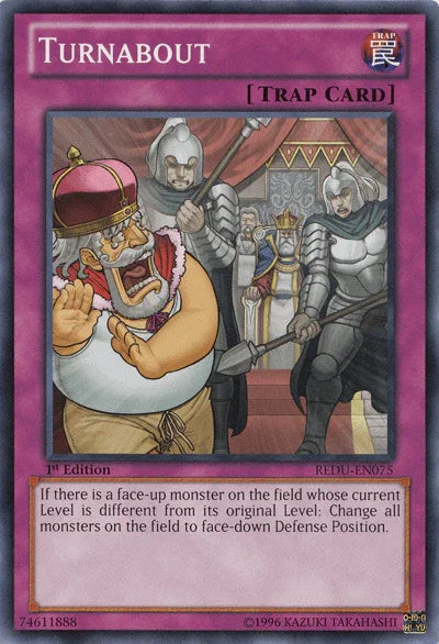 1st Edition, Common, Normal Trap, Return of the Duelist, Trap, Unlimited Turnabout [REDU-EN075] Common - Trading Card World