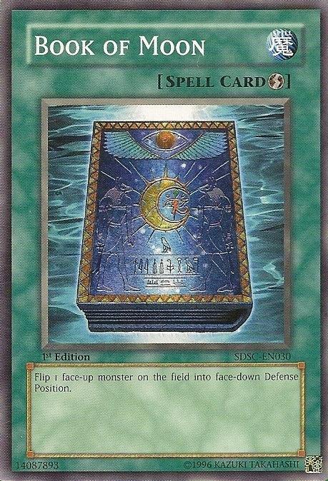 1st Edition, Common, Quick Play Spell, Spell, Structure Deck: Spellcaster's Command, Unlimited Book of Moon [SDSC-EN030] Common - Trading Card World