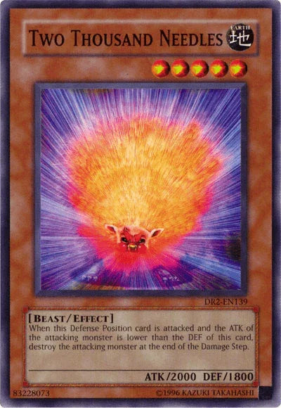 Beast, Common, Dark Revelation Volume 2, Earth, Effect Monster, Unlimited Two Thousand Needles [DR2-EN139] Common - Trading Card World