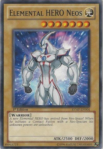1st Edition, Common, Light, Normal Monster, Ra Yellow Mega Pack, Unlimited, Warrior Elemental HERO Neos [RYMP-EN004] Common - Trading Card World