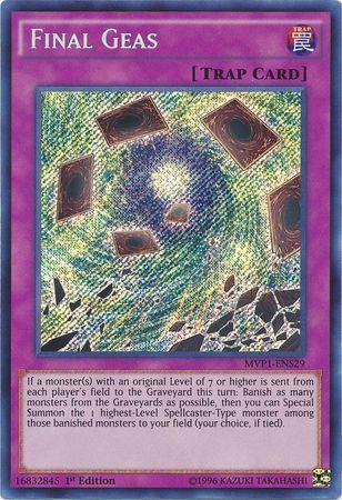 1st Edition, Normal Trap, Secret Rare, The Dark Side of Dimensions Movie Pack: Secret Edition, Trap Final Geas [MVP1-ENS29] Secret Rare - Trading Card World