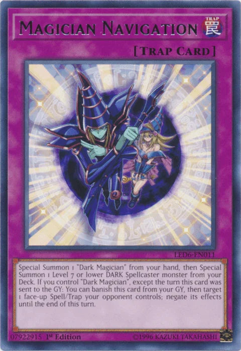1st Edition, Legendary Duelists: Magical Hero, Normal Trap, Rare, Trap, Unlimited Magician Navigation [LED6-EN011] Rare - Trading Card World