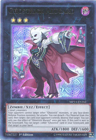 1st Edition, 2014 Mega-Tins Mega Pack, Dark, Ultra Rare, Xyz/Effect Monster, Zombie Ghostrick Alucard [MP14-EN162] Ultra Rare - Trading Card World