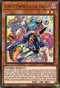 1st Edition, Blazing Vortex, Dark, Effect Monster, Ultra Rare, Zombie Live Twin Lil-la Treat [BLVO-EN028] Ultra Rare - Trading Card World