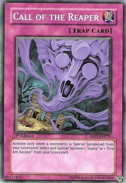 1st Edition, Absolute Powerforce, Common, Normal Trap, Trap, Unlimited Call of the Reaper [ABPF-EN070] Common - Trading Card World