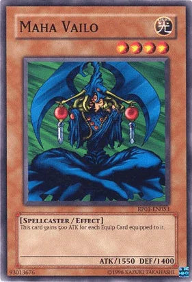 Common, Effect Monster, Light, Retro Pack 1, Spellcaster, Unlimited Maha Vailo [RP01-EN053] Common - Trading Card World