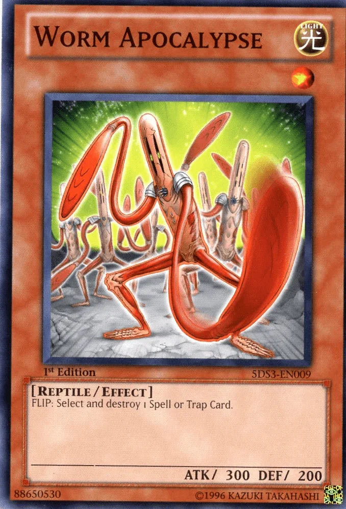 1st Edition, Common, Effect Monster, Light, Reptile, Starter Deck: Duelist Toolbox Worm Apocalypse [5DS3-EN009] Common - Trading Card World