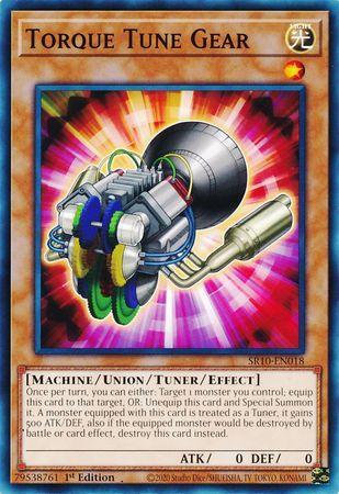 1st Edition, Common, Light, Machine, Structure Deck: Mechanized Madness, Union/Tuner/Effect Monster Torque Tune Gear [SR10-EN018] Common - Trading Card World