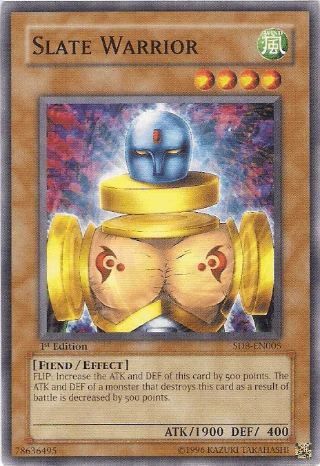 1st Edition, Common, Effect Monster, Fiend, Structure Deck: Lord of the Storm, Unlimited, Wind Slate Warrior [SD8-EN005] Common - Trading Card World