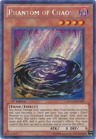 1st Edition, Dark, Effect Monster, Fiend, Legendary Collection 2, Secret Rare, Unlimited Phantom of Chaos [LCGX-EN193] Secret Rare - Trading Card World