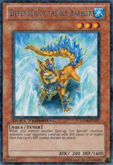 Aqua, Duel Terminal 4, Limited, Rare, Tuner Monster, Water Defender of the Ice Barrier [DT04-EN032] Rare - Trading Card World