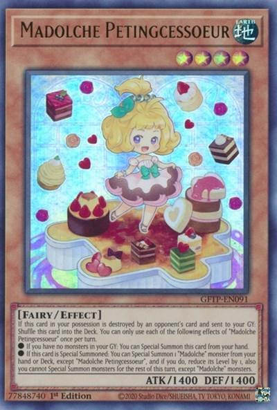 1st Edition, Earth, Effect Monster, Fairy, Ghosts from the Past, Ultra Rare Madolche Petingcessoeur [GFTP-EN091] Ultra Rare - Trading Card World