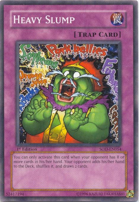 1st Edition, Common, Normal Trap, Soul of the Duelist, Trap, Unlimited Heavy Slump [SOD-EN054] Common - Trading Card World