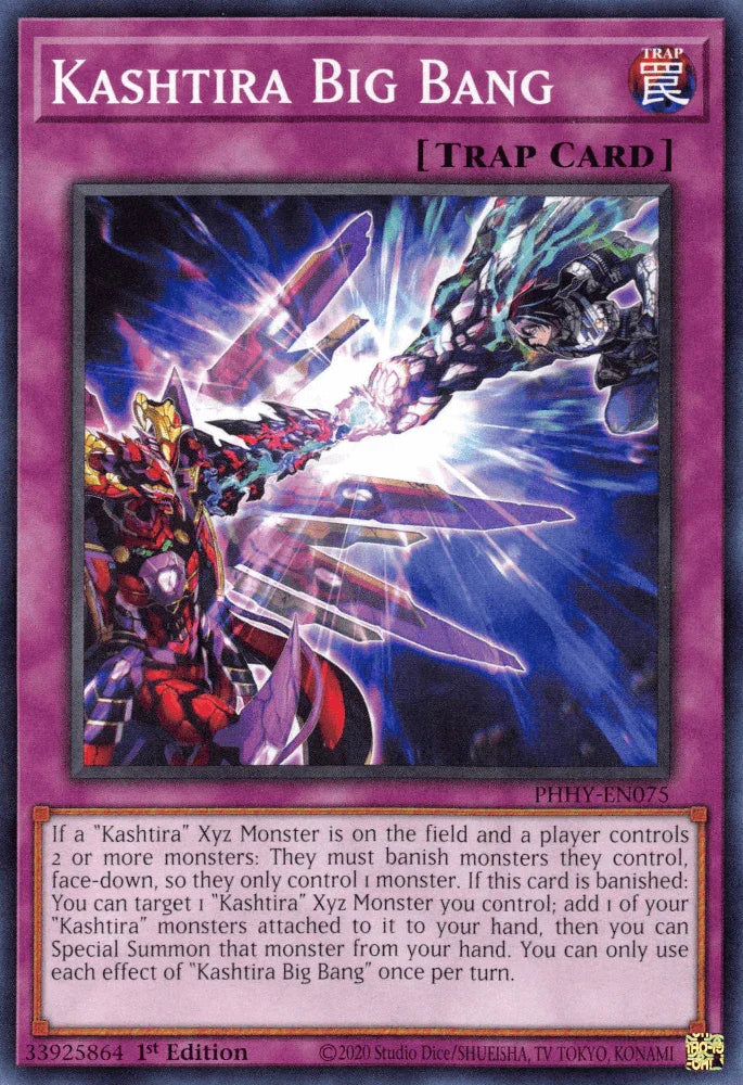 1st Edition, Common, Normal Trap, Photon Hypernova, Trap Kashtira Big Bang [PHHY-EN075] Common - Trading Card World