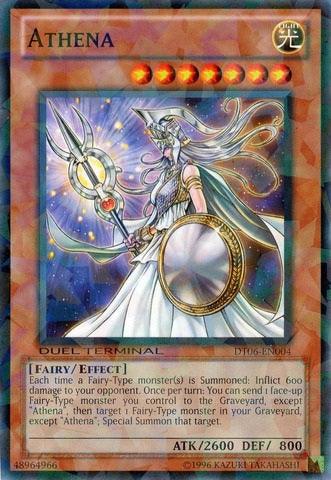 Common, Duel Terminal 6, Effect Monster, Fairy, Light, Limited Athena [DT06-EN004] Common - Trading Card World