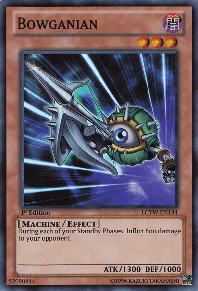 1st Edition, Dark, Effect Monster, Legendary Collection 3: Yugi's World, Machine, Super Rare, Unlimited Bowganian [LCYW-EN144] Super Rare - Trading Card World