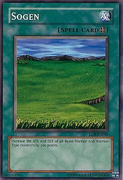 Common, Field Spell, Spell, The Legend of Blue Eyes White Dragon, Unlimited Sogen [LOB-EN049] Common - Trading Card World