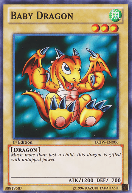 1st Edition, Dragon, Legendary Collection 4: Joey's World, Normal Monster, Super Rare, Wind Baby Dragon [LCJW-EN006] Super Rare - Trading Card World
