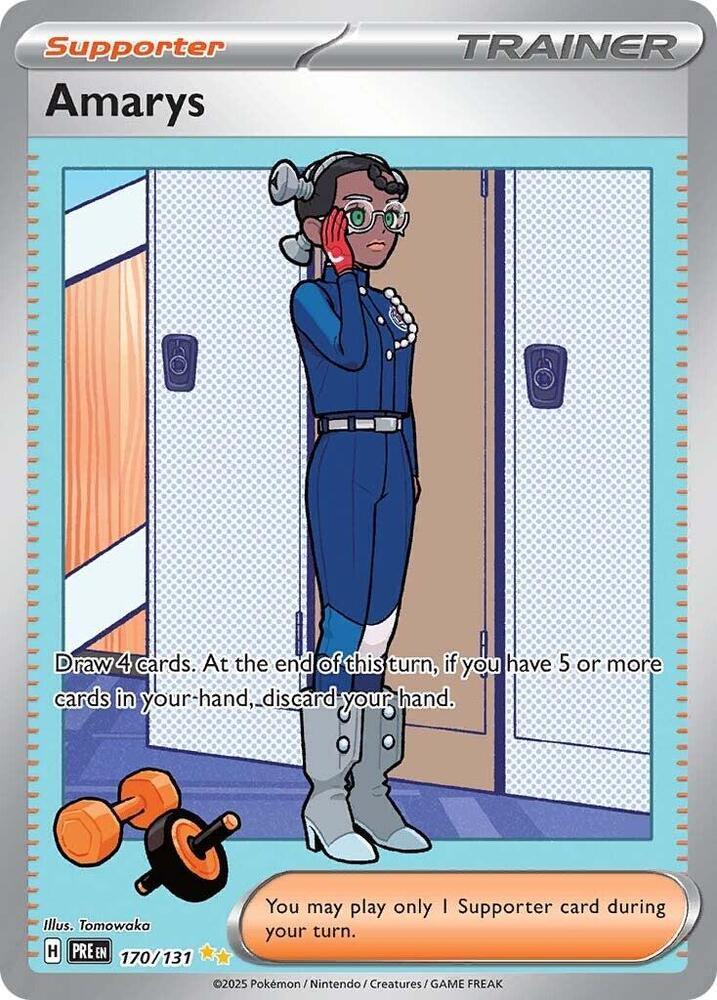 170, Holofoil, Scarlet & Violet: Prismatic Evolutions, Special Illustration Rare, Supporter Amarys (170/131) [Scarlet & Violet: Prismatic Evolutions] - Trading Card World