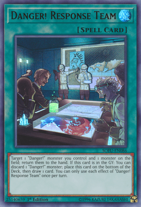1st Edition, Normal Spell, Soul Fusion, Spell, Ultra Rare, Unlimited Danger! Response Team [SOFU-EN086] Ultra Rare - Trading Card World