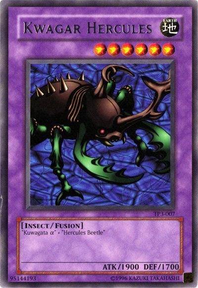 Earth, Fusion Monster, Insect, Rare, Tournament Pack 3, Unlimited Kwagar Hercules [TP3-007] Rare - Trading Card World
