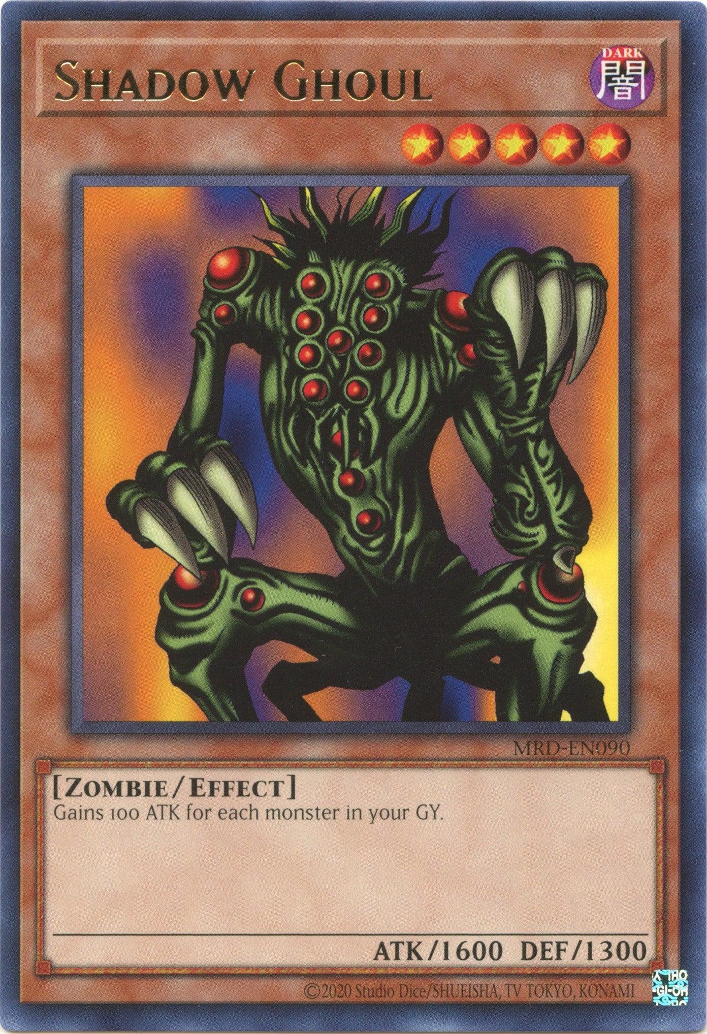 Dark, Effect Monster, Metal Raiders (25th Anniversary Edition), Rare, Unlimited, Zombie Shadow Ghoul (25th Anniversary) [MRD-EN090] Rare - Trading Card World