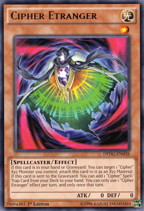 1st Edition, Duelist Pack: Dimensional Guardians, Effect Monster, Light, Rare, Spellcaster Cipher Etranger [DPDG-EN038] Rare - Trading Card World