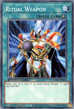 1st Edition, Common, Equip Spell, Speed Duel GX: Duel Academy Box, Spell Ritual Weapon [SGX1-ENE14] Common - Trading Card World