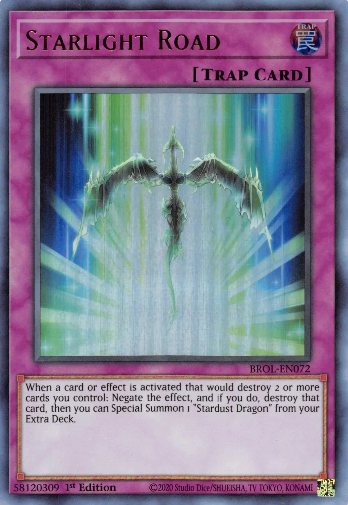 1st Edition, Brothers of Legend, Normal Trap, Trap, Ultra Rare Starlight Road [BROL-EN072] Ultra Rare - Trading Card World