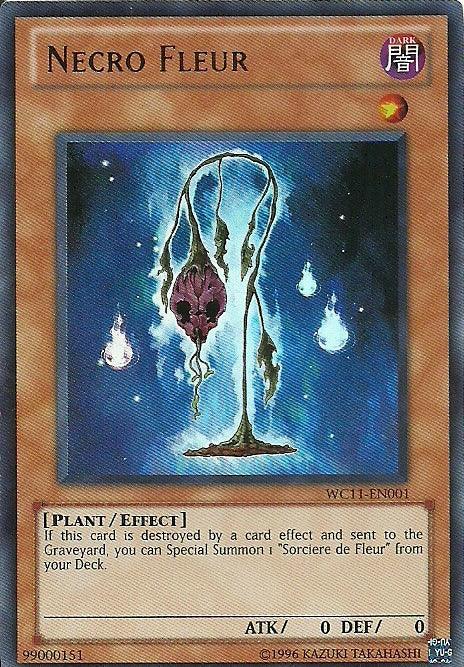 5D's Over the Nexus Promo Cards, Dark, Effect Monster, Limited, Plant, Ultra Rare Necro Fleur [WC11-EN001] Ultra Rare - Trading Card World