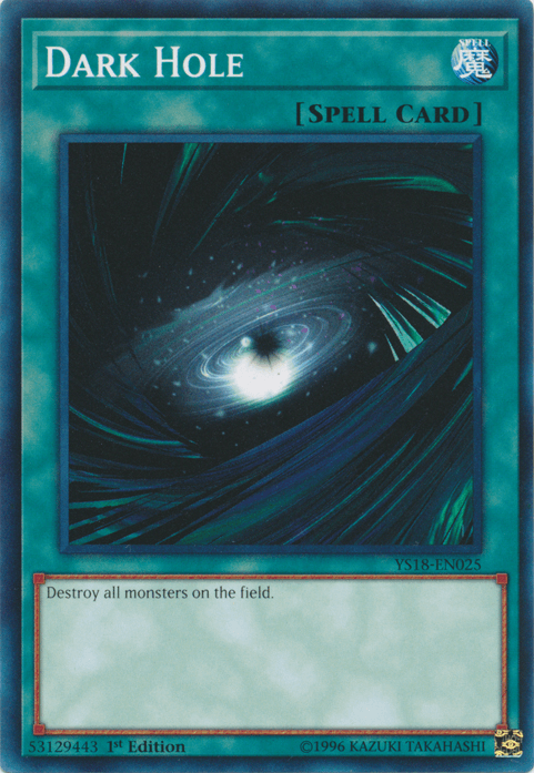 1st Edition, Common, Normal Spell, Spell, Starter Deck: Codebreaker Dark Hole [YS18-EN025] Common - Trading Card World
