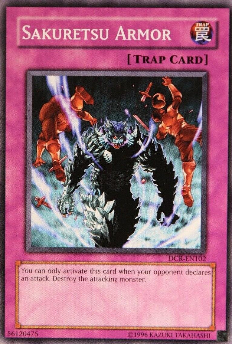 Common, Dark Crisis, Normal Trap, Trap, Unlimited Sakuretsu Armor [DCR-EN102] Common - Trading Card World