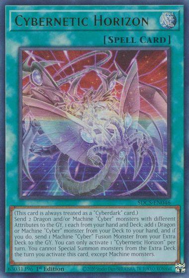 1st Edition, Cyber Strike, Normal Spell, Spell, Ultra Rare, Unlimited Cybernetic Horizon [SDCS-EN046] Ultra Rare - Trading Card World