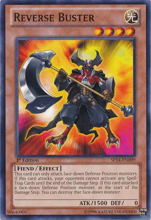 1st Edition, Common, Effect Monster, Fiend, Light, Star Pack 2014 Reverse Buster [SP14-EN009] Common - Trading Card World