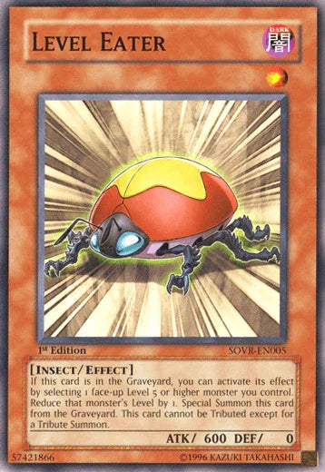 1st Edition, Common, Dark, Effect Monster, Insect, Stardust Overdrive, Unlimited Level Eater [SOVR-EN005] Common - Trading Card World