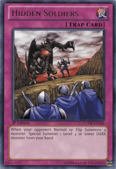 1st Edition, Legendary Collection 3: Yugi's World, Normal Trap, Rare, Trap, Unlimited Hidden Soldiers [LCYW-EN146] Rare - Trading Card World