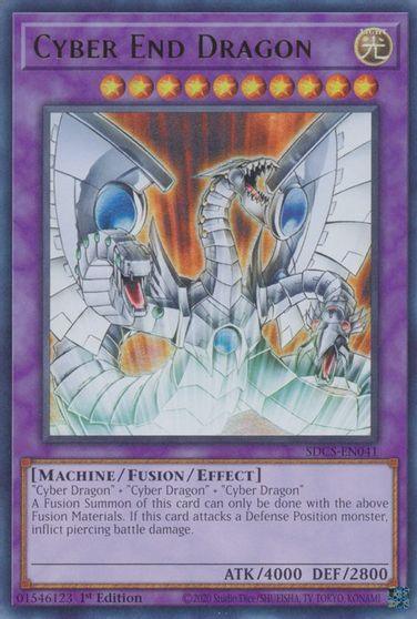1st Edition, Cyber Strike, Fusion/Effect Monster, Light, Machine, Ultra Rare, Unlimited Cyber End Dragon [SDCS-EN041] Ultra Rare - Trading Card World
