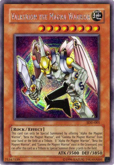 Earth, Effect Monster, Limited, Rock, Secret Rare, Stairway to the Destined Duel Valkyrion the Magna Warrior [SDD-001] Secret Rare - Trading Card World