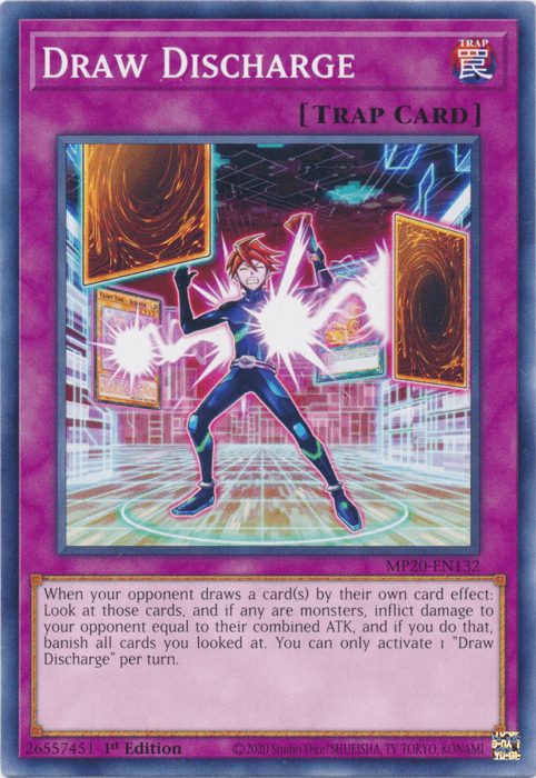 1st Edition, 2020 Tin of Lost Memories, Common, Normal Trap, Trap Draw Discharge [MP20-EN132] Common - Trading Card World