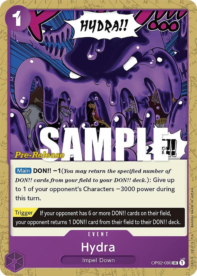 Event, Impel Down, Paramount War, Paramount War Pre-Release Cards, Uncommon Hydra [Paramount War Pre-Release Cards] - Trading Card World