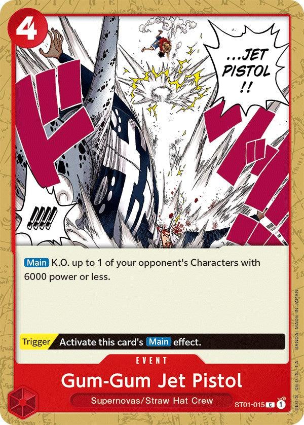 Common, Event, Starter Deck: Straw Hat Crew, Starter Decks, Straw Hat Crew, Supernovas Gum-Gum Jet Pistol [Starter Deck: Straw Hat Crew] - Trading Card World