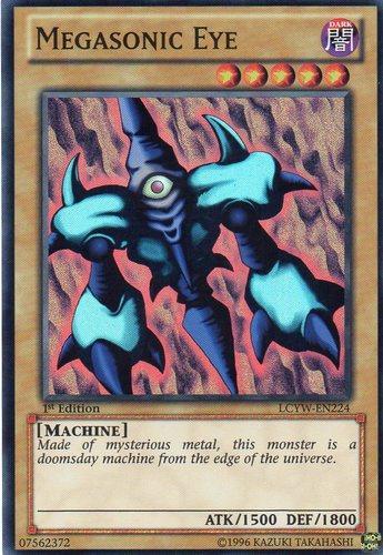 1st Edition, Dark, Legendary Collection 3: Yugi's World, Machine, Normal Monster, Super Rare, Unlimited Megasonic Eye [LCYW-EN224] Super Rare - Trading Card World