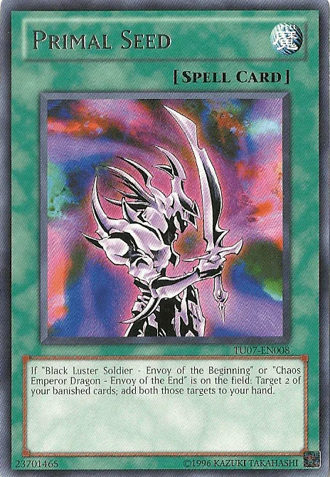Normal Spell, Rare, Spell, Turbo Pack: Booster Seven, Unlimited Primal Seed [TU07-EN008] Rare - Trading Card World