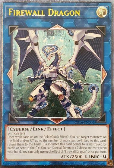 Cyberse, Light, Link, OTS Tournament Pack 16, Ultimate Rare, Unlimited Firewall Dragon [OP16-EN002] Ultimate Rare - Trading Card World
