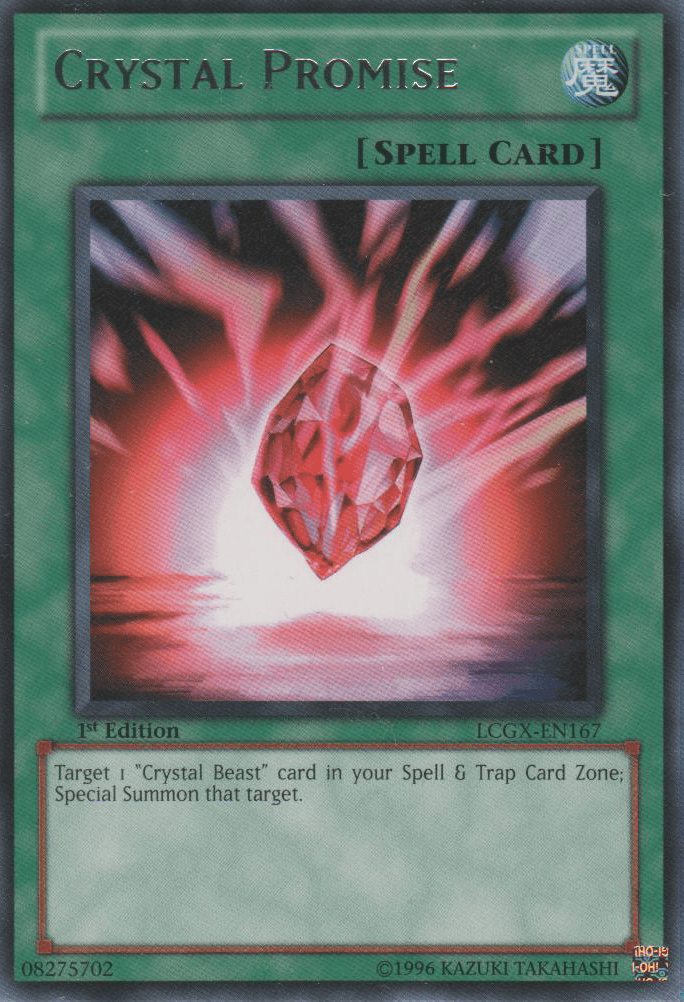 1st Edition, Legendary Collection 2, Normal Spell, Rare, Spell, Unlimited Crystal Promise [LCGX-EN167] Rare - Trading Card World