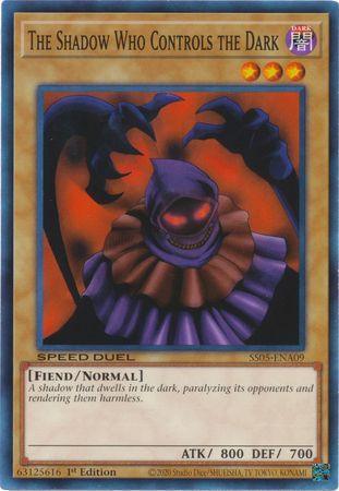1st Edition, Common, Dark, Fiend, Normal Monster, Speed Duel: Twisted Nightmares The Shadow Who Controls the Dark [SS05-ENA09] Common - Trading Card World